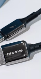 Proove Flex Metal Lightning 2.4A (1m) Black