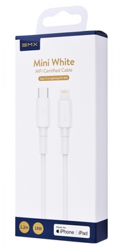 Baseus BMX Mini White MFI Type-C to lightning (1.2m) White