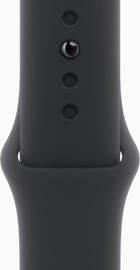 Apple Watch Series 10 GPS + Cellular 46mm Slate Titanium Case With Black Sport Band - M/L (MWYE3)