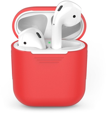 Simple Case Silicone Rose Red for Apple AirPods