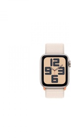 Apple Watch SE 2 GPS 40mm Starlight Aluminium Case with Starlight Sport Loop (MR9W3)