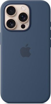 Apple iPhone 16 Pro Silicone Case with MagSafe Denim (high copy)