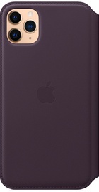 Apple iPhone 11 Pro Max Leather Folio - Aubergine (MX092)