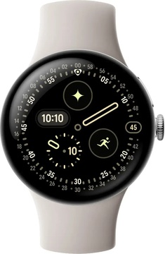 Google Pixel Watch 4 41mm Wi-Fi Polished Silver Aluminum case / Porcelain Active Band