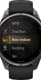 Garmin Fenix 9 Pro inReach 47mm Carbon Gray DLC Titanium w. Black/Pebble Gray Silicone B. (010-04336-10/11)