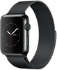 Apple Watch 42mm Space Black Stainless Steel Case with Space Black Milanese Loop (MMG22)