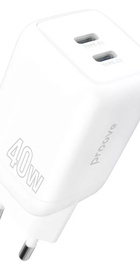 Proove Silicone Power 40W (Type-C + Type-C) White