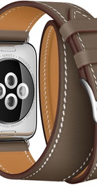 Apple Watch Hermes Barenia Leather Double Tour Regular 38mm/40mm/41mm/42mm Etoupe (MNHG2)