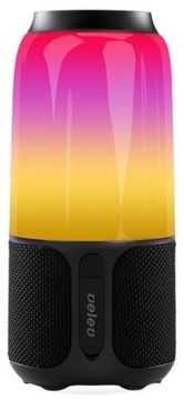 Velev Light Show Bluetooth Speaker V03 Black