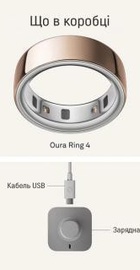 Oura Ring 4 Rose Gold Size 8 (JZ90-54219-08)