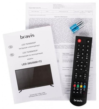 Bravis LED-39G5000 + T2