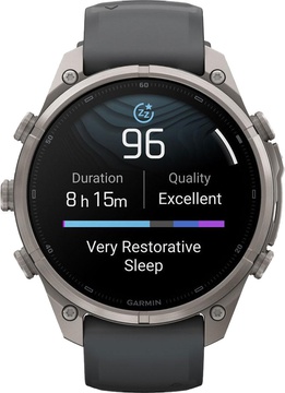 Garmin Fenix 9 Pro inReach 47mm Titanium with Graphite/Black Silicone Band (010-04336-20/21)