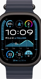 Apple Watch Ultra 2 GPS + Cellular 49mm Black Titanium Case With Black Ocean Band (MX4P3)