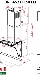 Perfelli DN 6452 D 850 GR LED