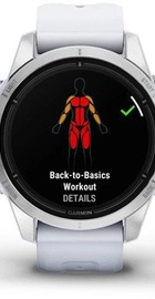 Garmin Epix Pro Gen 2 42mm Silver w. Whitestone Band (010-02802-00/01)