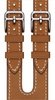 Apple Watch Hermes Leather Double Buckle Cuff 38mm/40mm/41mm/42mm Fauve Barenia (MPXD2)