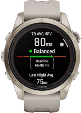 Garmin Fenix 7S Pro Sapphire Solar Soft Gold w. Light Sand Band (010-02776-14/15)
