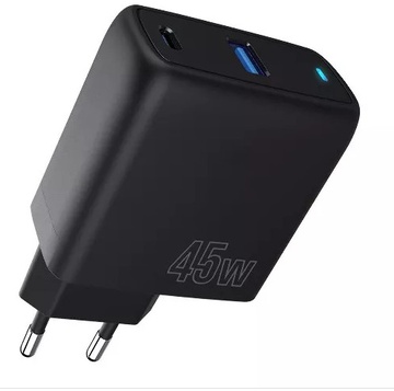 Proove Silicone Power 45W (Type-C + USB) Black