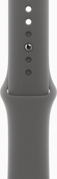 Apple Watch Series 10 GPS + Cellular 42mm Natural Titanium Case With Stone Grey Sport Band - M/L (MWXE3)