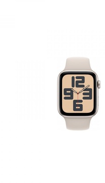 Apple Watch SE 2 GPS 44mm Starlight Aluminium Case with Starlight Sport Band M/L (MRE53)