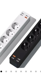 WIWU Smart Power Strip 4x220V+3xUSB+USB-C 20W EU Plug