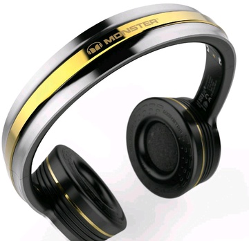 Monster ROC Sport Freedom Wireless On-Ear Black Platinum