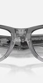 Ray-Ban Meta Wayfarer Gen2 Standard Shiny Transparent Grey Frame/Clear Sapphire Lenses (RW4012 6840MF 50-22)
