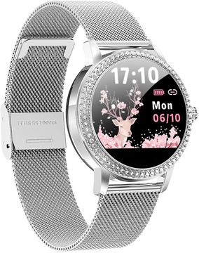 Linwear LW20 Metal с тонометром (Серебристый)