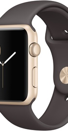 Apple Watch 42mm Series 2 Gold Aluminum Case with Cocoa Sport Band (MNPN2)