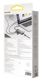 Baseus Metal Gleam Series 8-in-1 Multifunctional Type-C HUB (CAHUB-CV0G)