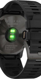 Garmin Fenix 6X Pro Solar Titanium Carbon Grey DLC with Black Band (010-02157-21)