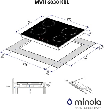 Minola MVH 6030 KBL