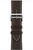 Apple Watch Hermes Series 4 GPS + Cellular 44mm Stainless Steel Case with Ebene Barenia Leather Single Tour Deployment Buckle (MU6U2)