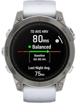 Garmin Epix Pro Gen 2 Sapphire 47mm Titanium w. Whitestone Band (010-02803-20/21)