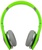 Monster DNA Neon On-Ear Silver on Neon Green