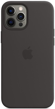 Apple iPhone 12 Pro Max Silicone Case with MagSafe Black (MHLG3)
