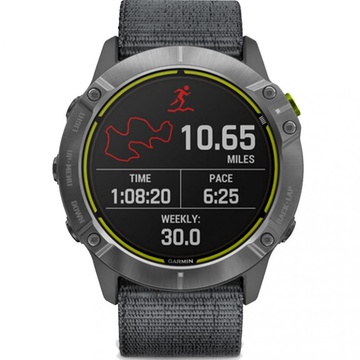 Garmin Enduro Steel with Gray UltraFit Nylon Strap (010-02408-00/10)