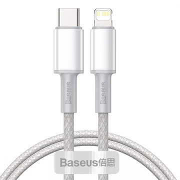 Baseus Type-C to Lightning PD 20W 1M High Density Braided White (CATLGD-02)