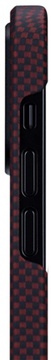Pitaka MagEZ Case Plain for iPhone 12 mini Black/Red (KI1204)