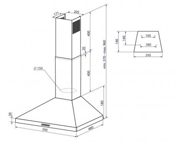 Minola HK 6614 WH 1000 LED