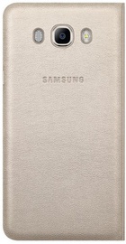 Samsung Flip Wallet for Galaxy J7 2016 J710F (EF-WJ710PFEGRU) Gold