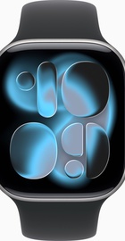 Apple Watch Series 11 GPS 46mm Space Grey Alu. Case w. Black S. Band - M/L (MEV44)
