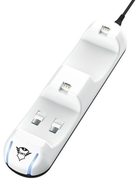 Trust GXT251 DUO CHARGE DOCK for PS5 White