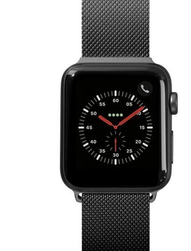 LAUT STEEL LOOP for Apple Watch 38/40/41mm Black (LAUT_AWS_ST_BK)