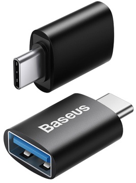 Baseus Ingenuity Series Mini OTG Adaptor Type-C to USB-A 3.1 Black (ZJJQ000001)