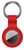 AirTag Silicone Key Ring Red
