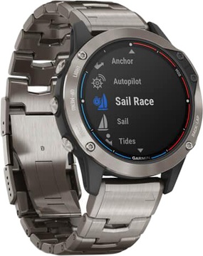 Garmin quatix 6 Titanium Grey with Titanium Band (010-02158-95)