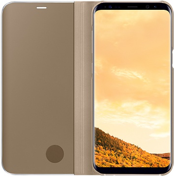 Samsung Clear View Standing Cover Gold for Galaxy S8+ (EF-ZG955CFEGRU)