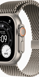 Apple Watch Ultra 3 GPS + Cellular 49mm Natural Tit. Case w. Natural Tit. Milanese Loop - Large (MF0E4)