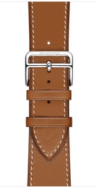Apple Watch Hermes Series 4 GPS + Cellular 44mm Stainless Steel Case with Fauve Barenia Leather Single Tour (MU6V2)